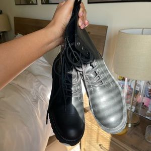 H&M combat boots